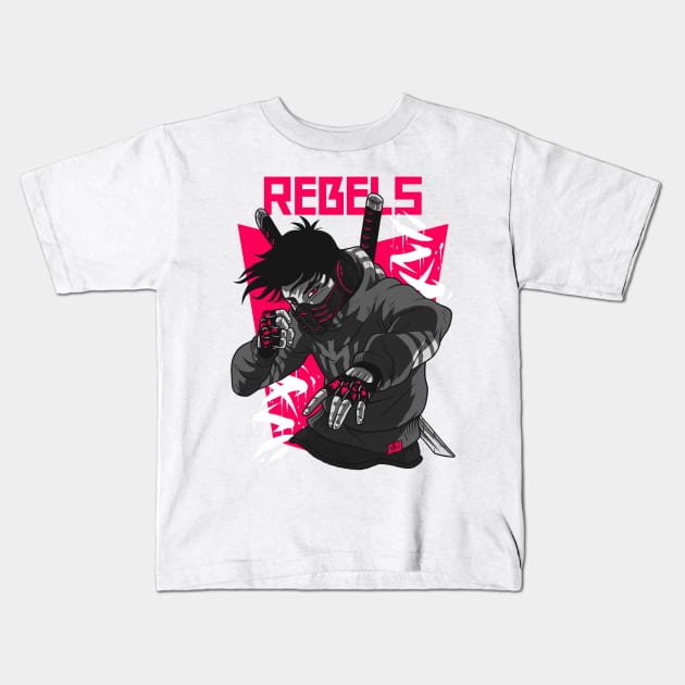 Rebel Kids T-Shirt by Houseofwinning